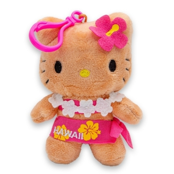 🍒[NWT] Hello Kitty Keychain | Keyring | Plush *Hawaii Exclusive* - Picture 12 of 16